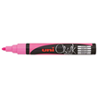 Uni Chalk Marker 1.8-2.5mm Bullet Tip Fluoro Pink PWE5M